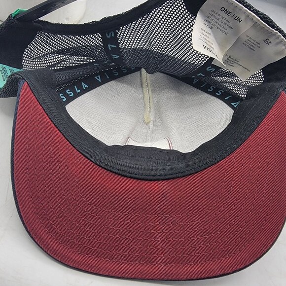 Vissla Windows Eco Blue Trucker Hat Cap Casual Outdoors Breathable Lightweight - Picture 8 of 10
